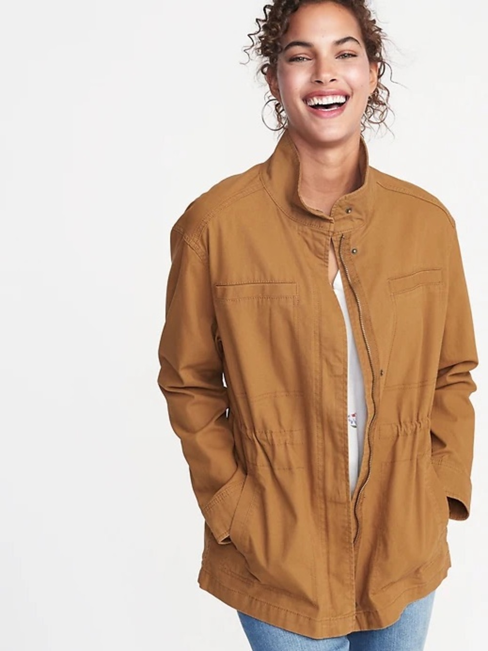 Old Navy Scout Utility Jacket in Ochre, size medium
